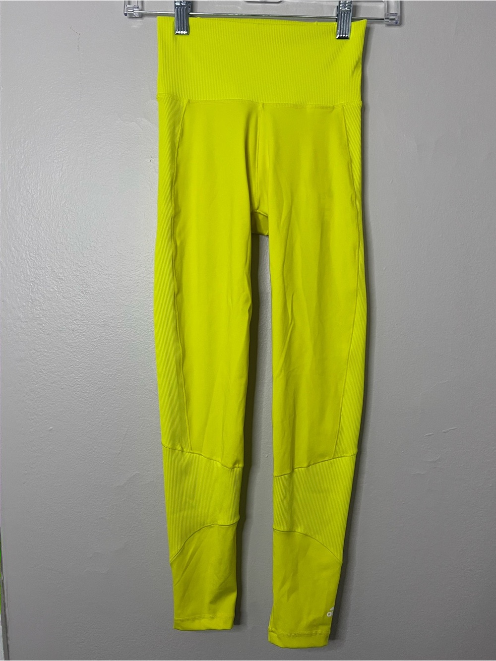 NWTS Adidas Neon Yellow High-Rise Performance Leggings